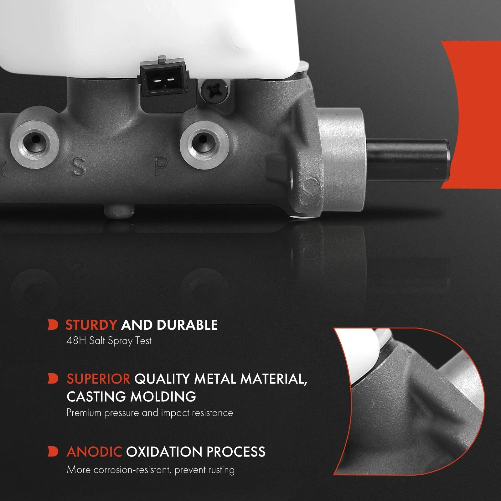 Brake Master Cylinder with Reservoir & Sensor for Kia Sorento (2003-2006)