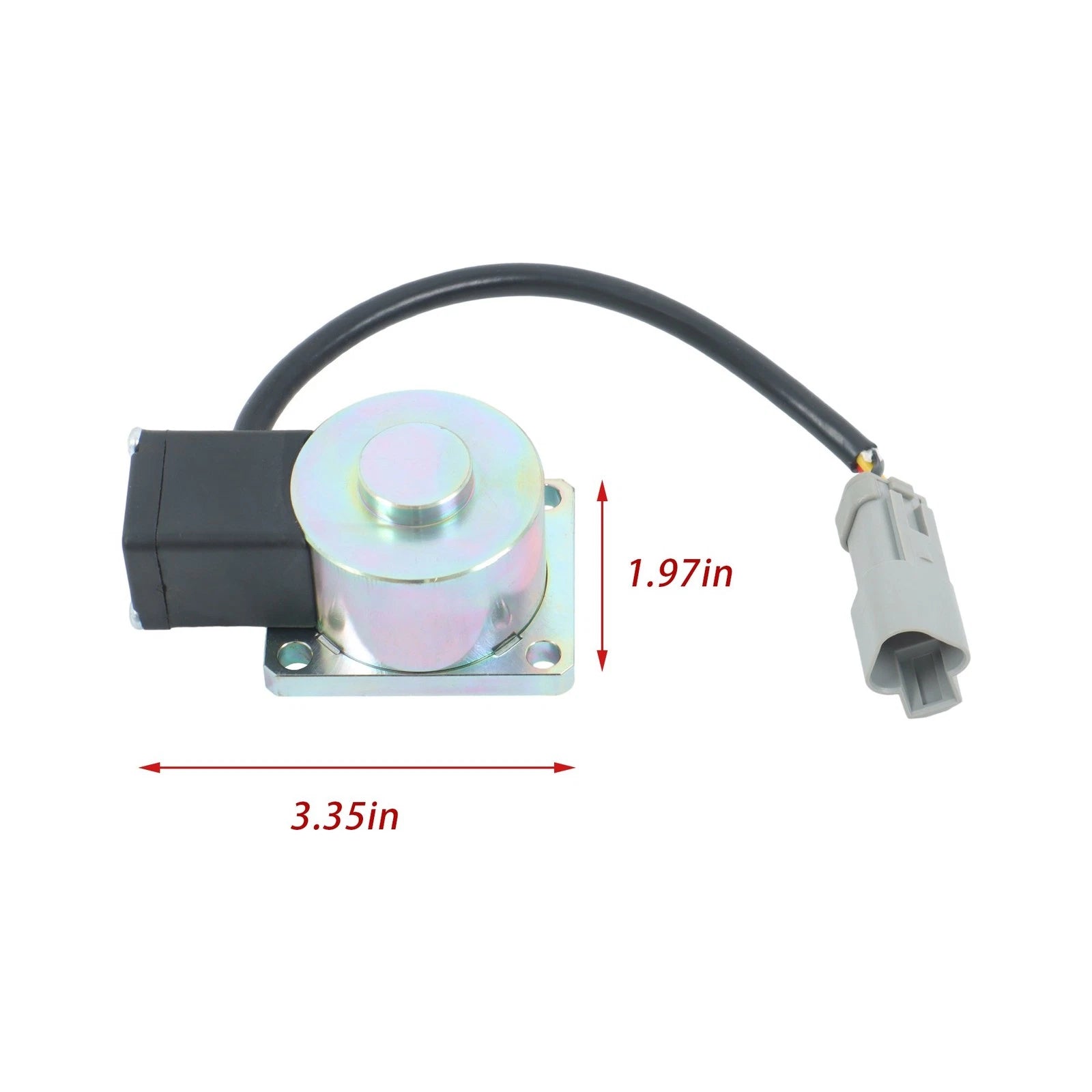 Stop Solenoid for Hatz 3131C L M Engines (12V)