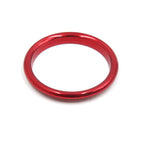 Set of 4 Red Aluminum Alloy Air Vent Outlet Rings for Audi A3 (2013–2020)