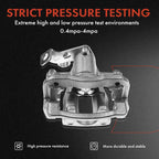 Rear Disc Brake Caliper & Ceramic Brake Pad Set for Kia Rio