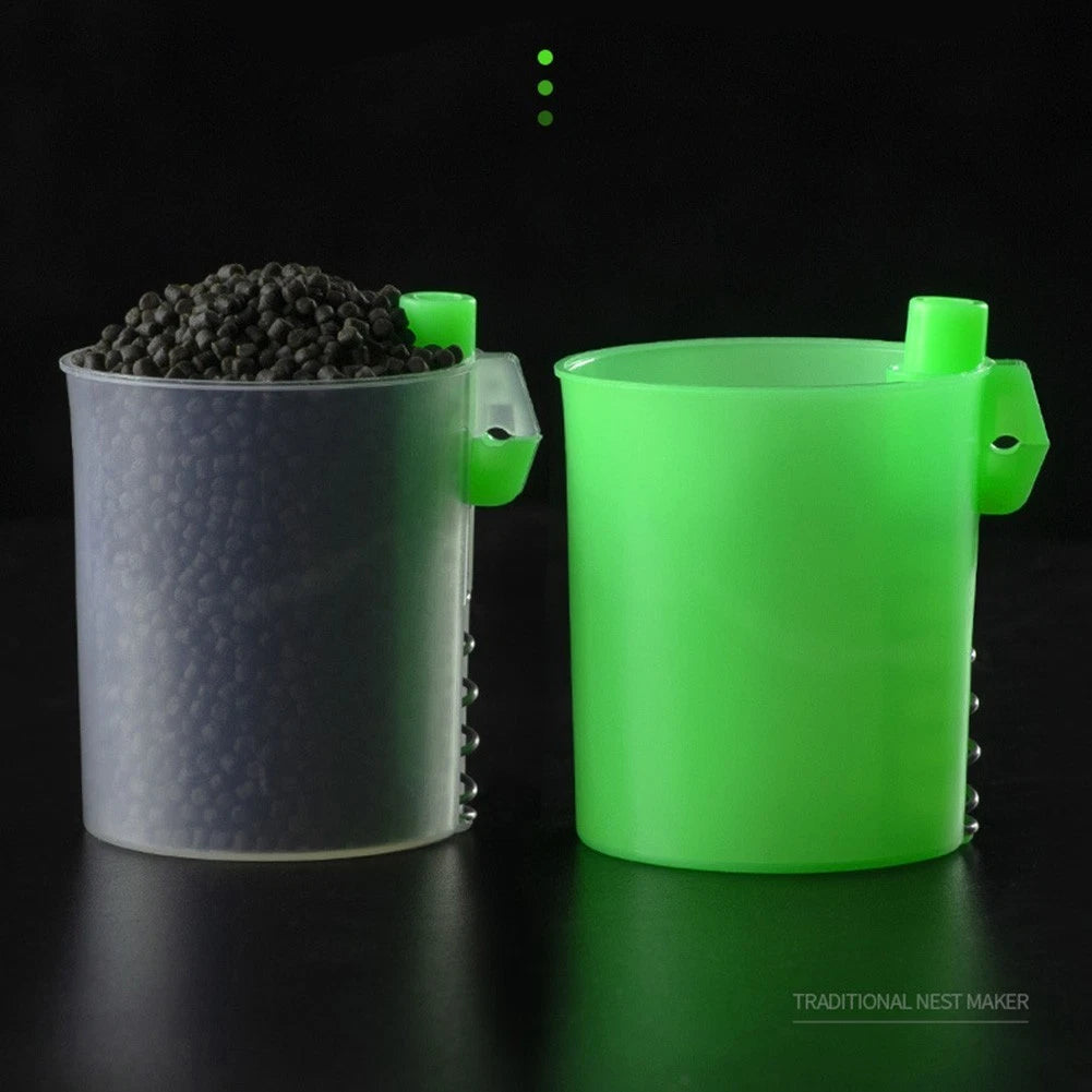 Fishing Pole Bait Cup Feeding Pot for Fishing