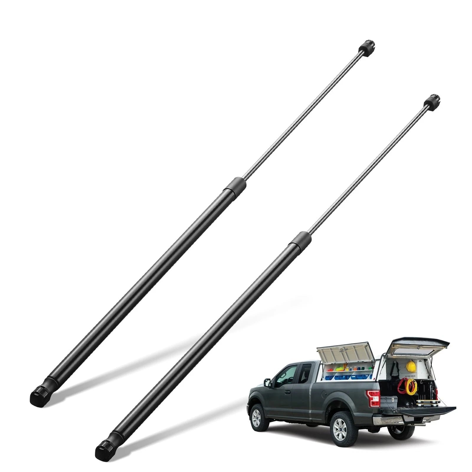 2-Pack Gas Struts Lift Support for Topper C16-15952 (35.5–40") (40 Lbs)