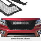 Stainless Black Mesh Rivet Grille for Chevy Colorado (2015-2020)