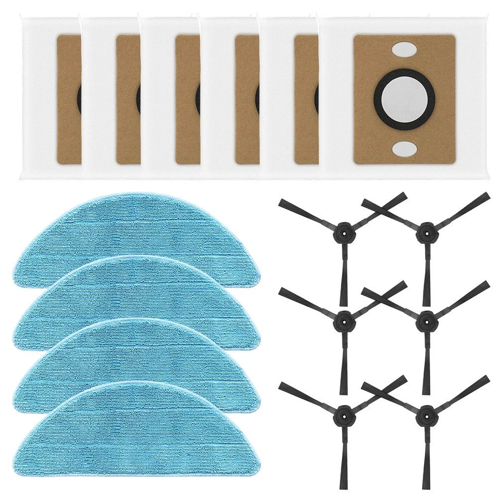 Mop Cloths and Dust Bags for ILIFE Robot Vacuum Cleaner