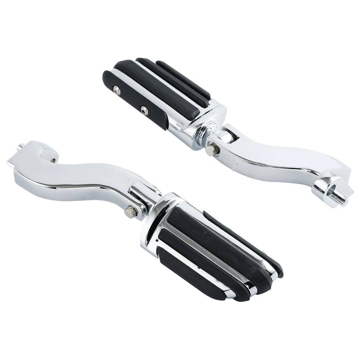 Chrome Passenger Footpeg Pilot Pegs for Harley Touring (1993–2025)