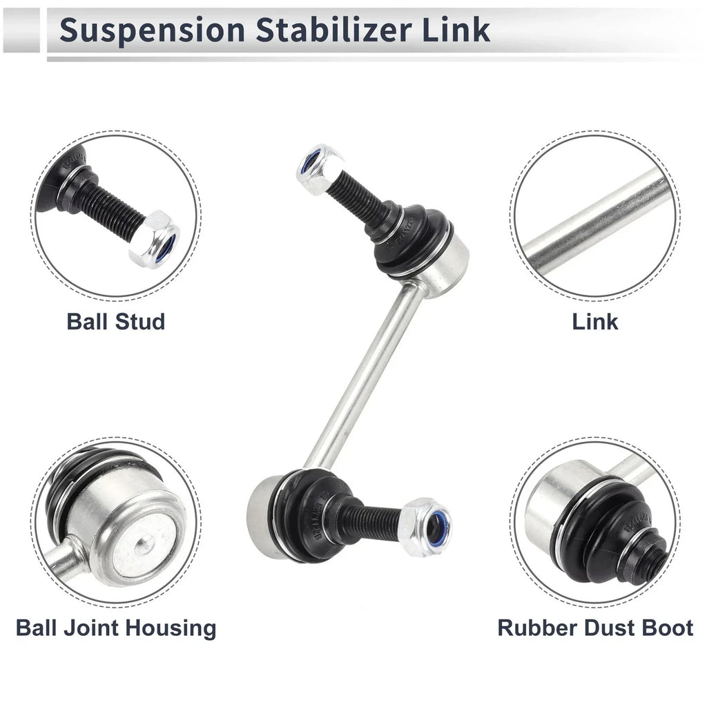 Front Stabilizer Bar Links 2 x Pcs Bushing for Jeep Grand Cherokee (1999-2004)