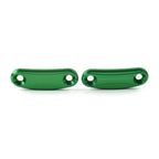Green Mirror Block Off Base Plates for Kawasaki ZX-10R (2011-2015)