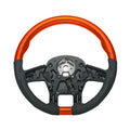 18 Inch Leather and Wood Steering Wheel Replacement for Peterbilt 579 (2012–2021)
