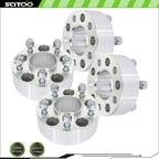 Set of 4 Wheel Spacers 5x4.5 2" 12x1.5 for Ford Mustang Ranger Edge Mercury Lincoln