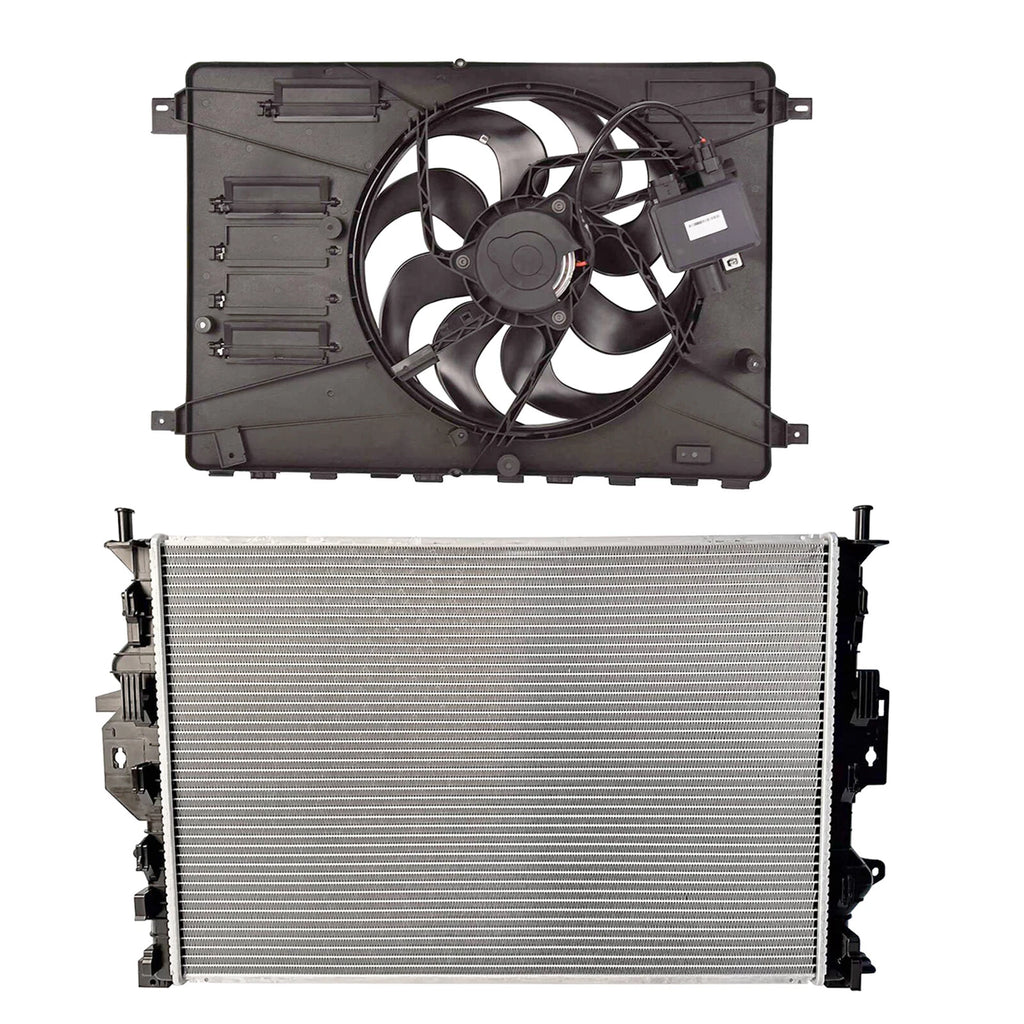 Radiator and Cooling Fan Assembly Kit for Land Rover LR2 (2008-2014)