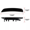 Smoked White LED Front Bumper Side Marker Light for Dodge Durango (2021–2026)