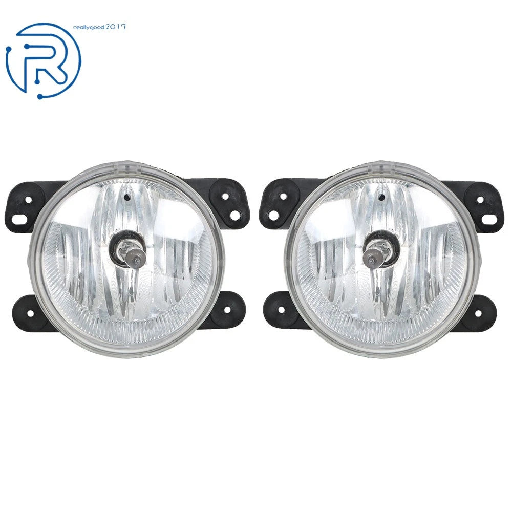Pair of Fog Light Lamp Assembly w/Cover Bulb+Switch Kits for Dodge Charger (2011–2014)