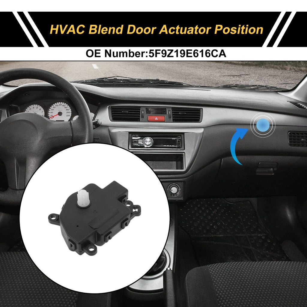 HVAC Heater Blend Door Actuator for Ford Freestyle (2005–2007) No. 5F9Z19E616CA