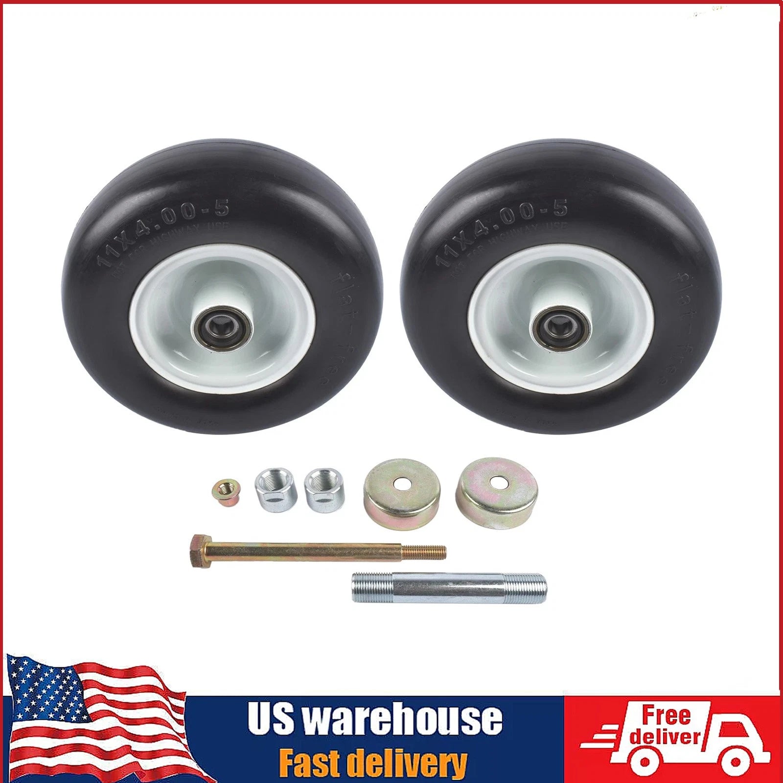 2 Mower Wheels for Exmark Turf Tracer EZRider Vantage (Year Range Not Specified)