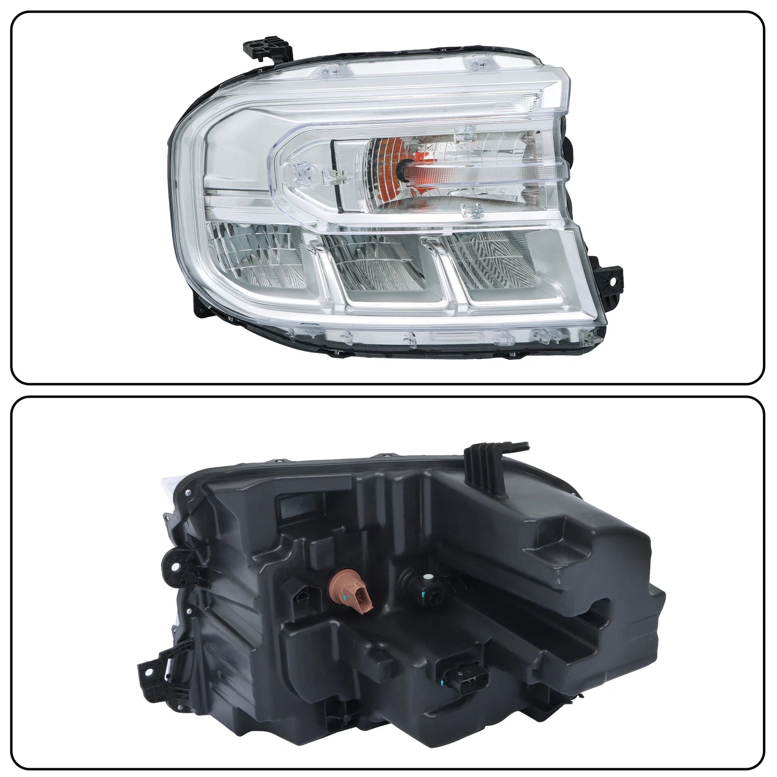 Headlight for Ford Maverick XL/XLT (2022–2024) Clear Right Side Housing