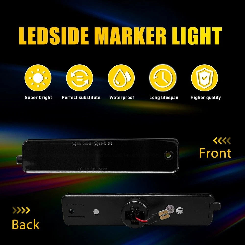 LED Side Marker Lamps Smoked for Pontiac Firebird (1998–2002) EXV
