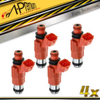 Set of 4 Fuel Injectors for Chevy Tracker Mitsubishi Mirage (1997–2001)