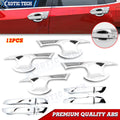 Outer Door Handle Bowl Decor Cover Trim Chrome for Honda Civic (2016–2020)