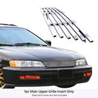 Upper Stainless Silver Billet Grille Insert for Honda Accord (1994-1997)