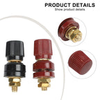 2X High Current Binding Posts M6 Thread Brass Alloy for Welding Machines