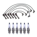 Denso 7mm Wire Set & 6 U-Groove Spark Plugs Kit for Dodge Mitsubishi 3.0 V6