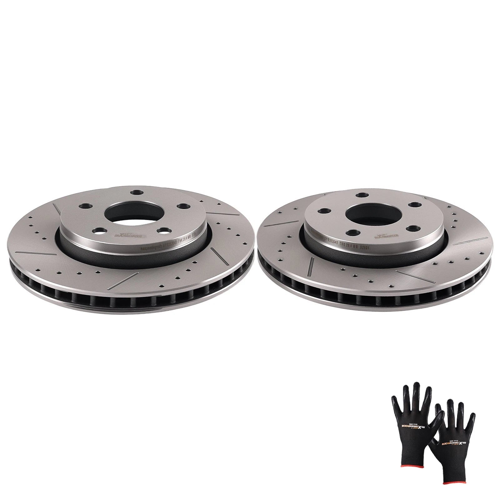 Front Brake Rotors Kit for Jeep Wrangler (2007–2018) S53040