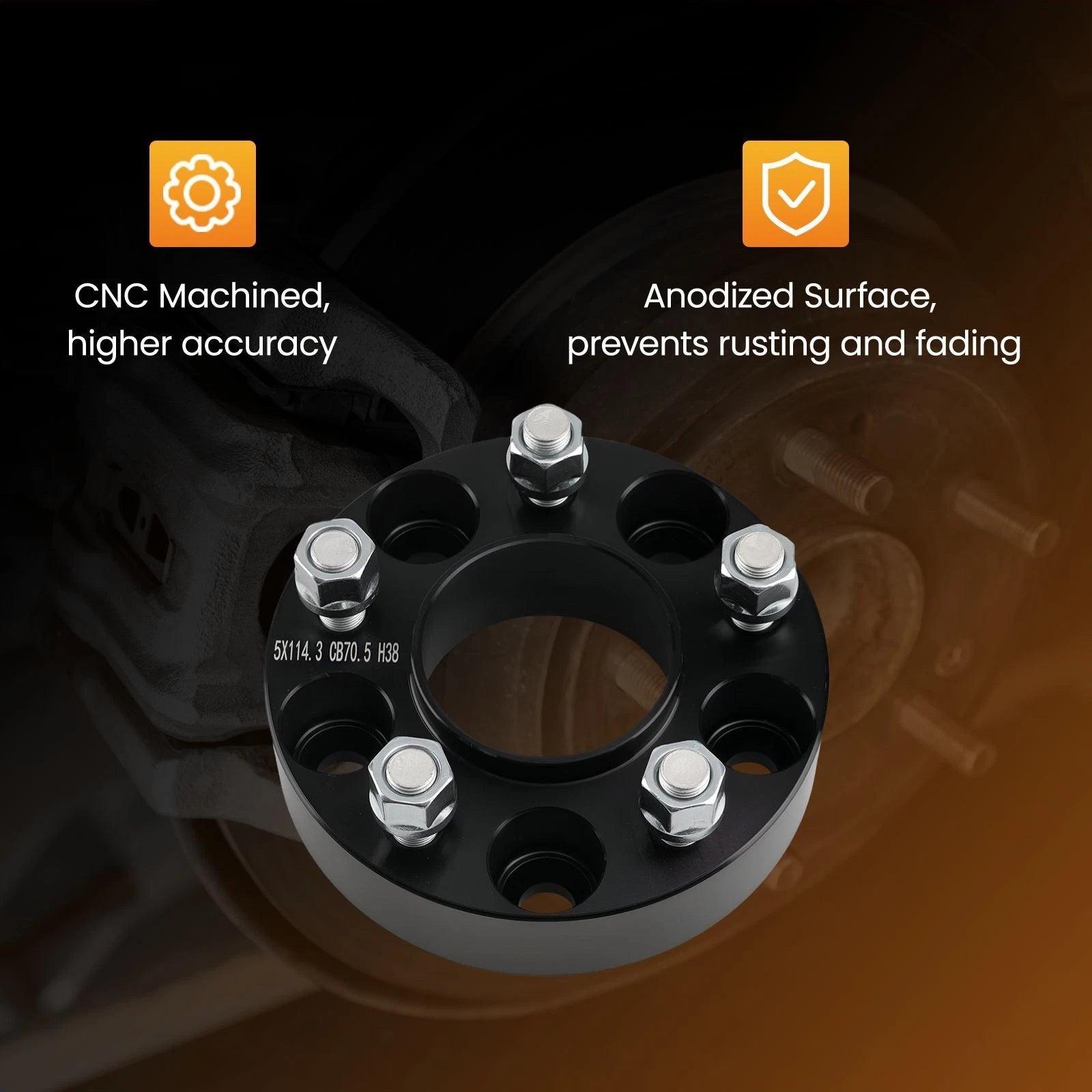 1.5 Inch Hub Centric Wheel Spacers for Ford Crown Victoria Ranger