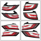 LED Rear Brake Tail Lights for Ford Edge SE SEL (2019–2023) Red