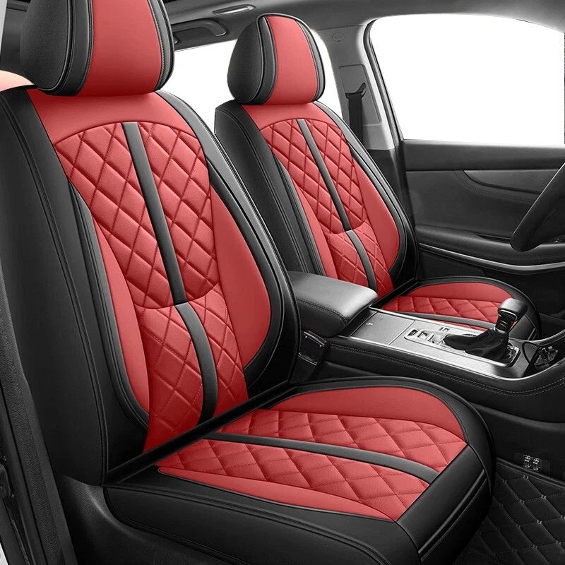 Set of 2 Faux Leather Seat Covers for Toyota (5-Seater)