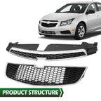 Front Bumper Grille Set of 2 for Chevy Cruze (2011–2014)