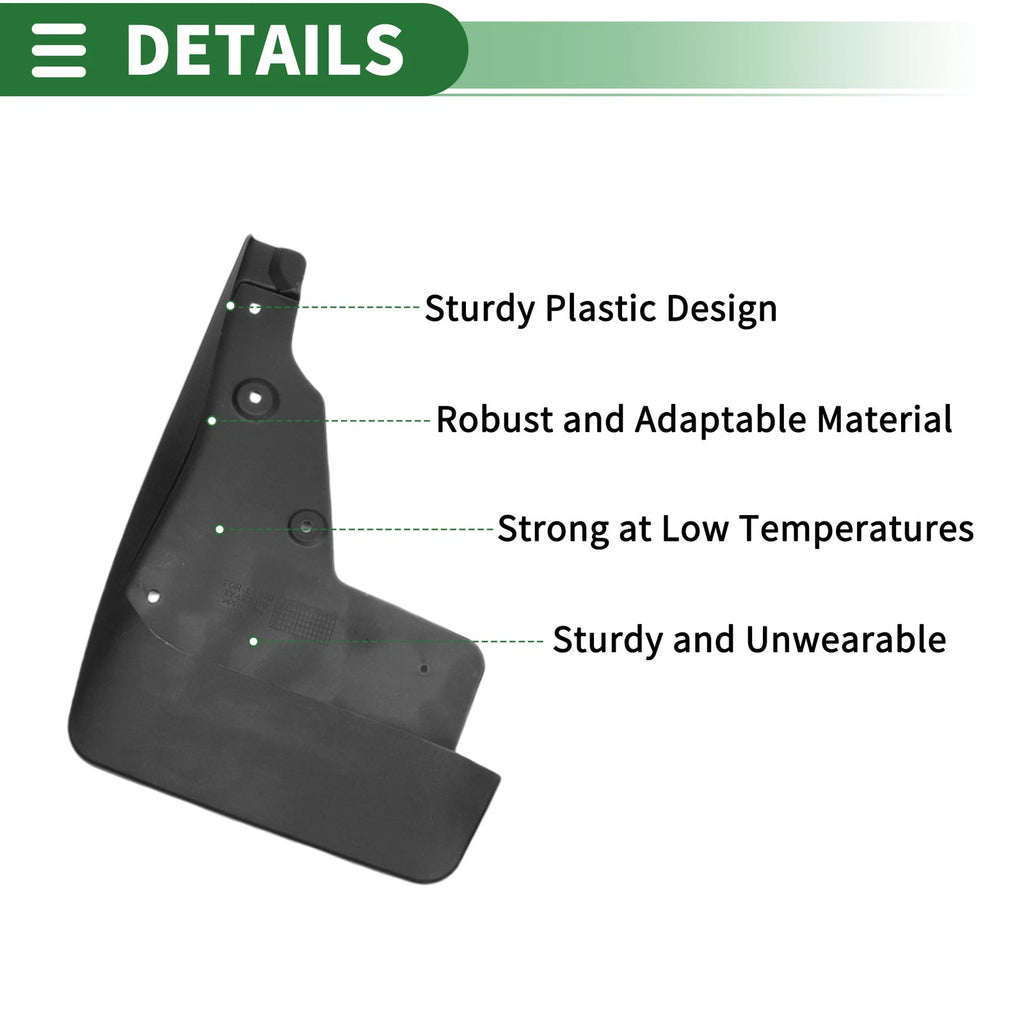 Mud Flaps Splash Guards for Lexus LX570 (2016–2022)