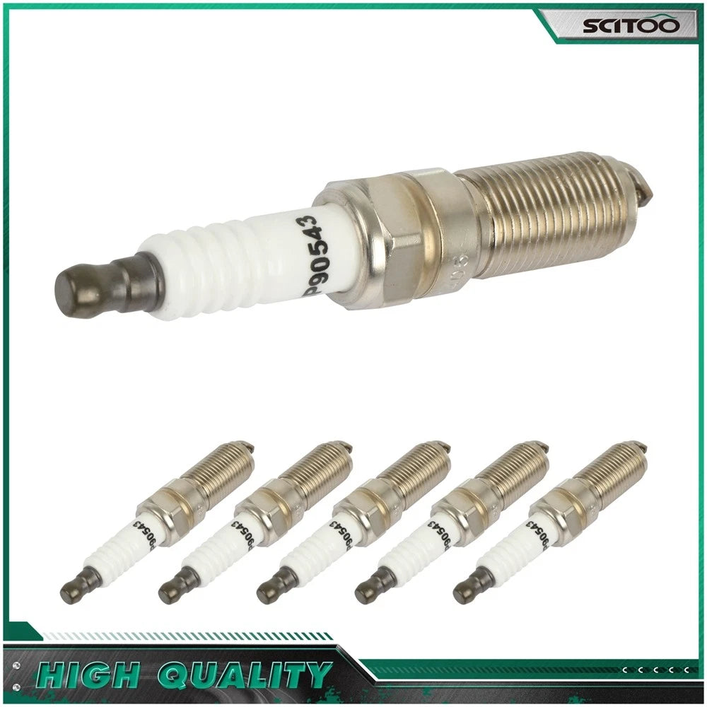 Set of 6 Iridium Spark Plugs for Cadillac XTS V6 3.6L Turbocharged (2014–2015)