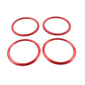Red Air Condition Vent Outlet Ring Cover Trim for Chevrolet Camaro (2017-2022)