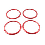 Red Air Condition Vent Outlet Ring Cover Trim for Chevrolet Camaro (2017-2022)