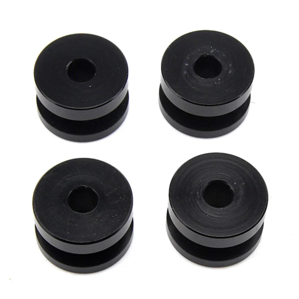 Black Motorcycle Trunk Base Plate Tail Box Pad Bracket Spacer