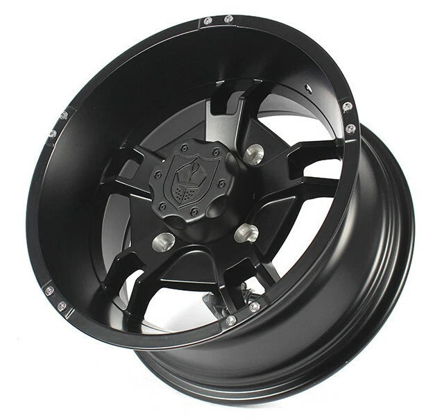 Pro Armor Ryder UTV Wheel Rim 14x8 Matte Black 4/156 (-9mm Offset)