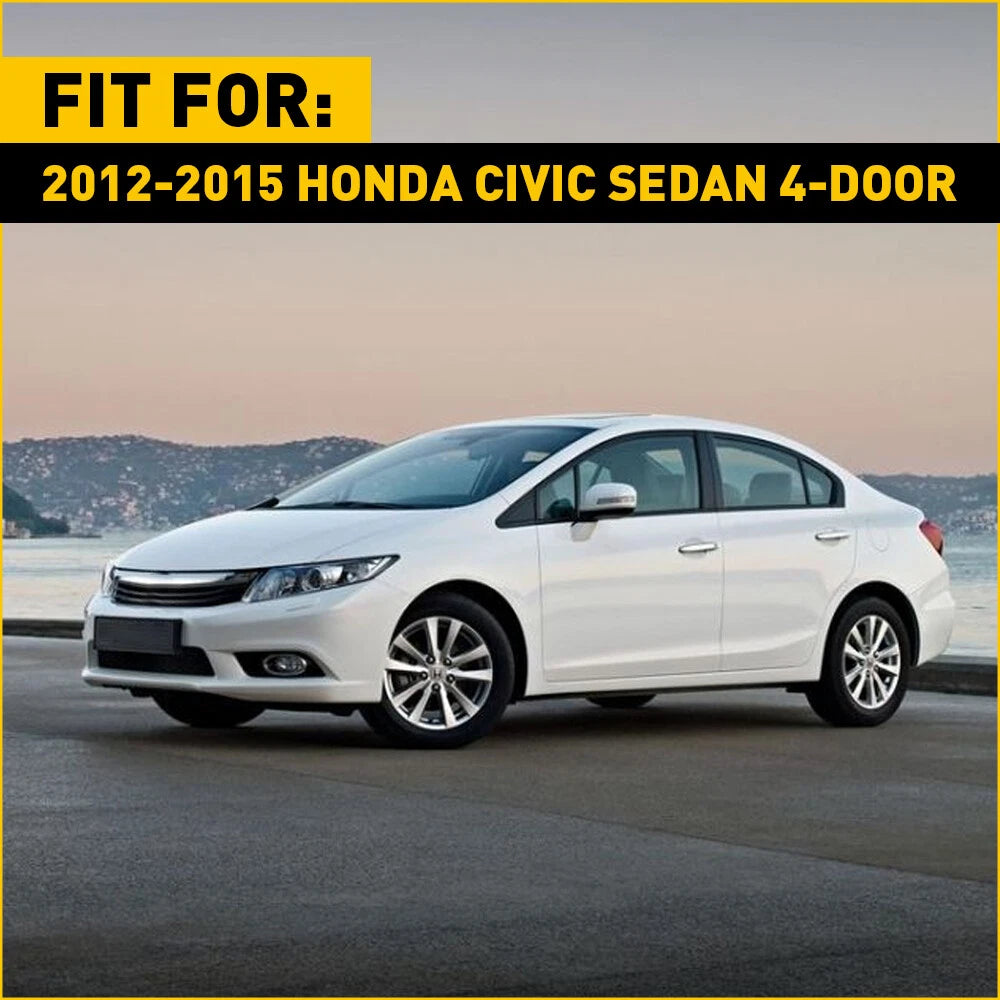Pair of Bumper Brackets for Honda Civic Sedan (2012–2015)