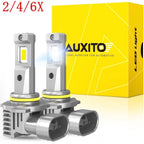 Set of 4 9145 9140 H10 LED Fog Driving Light Bulbs 4000LM 6500K 40W