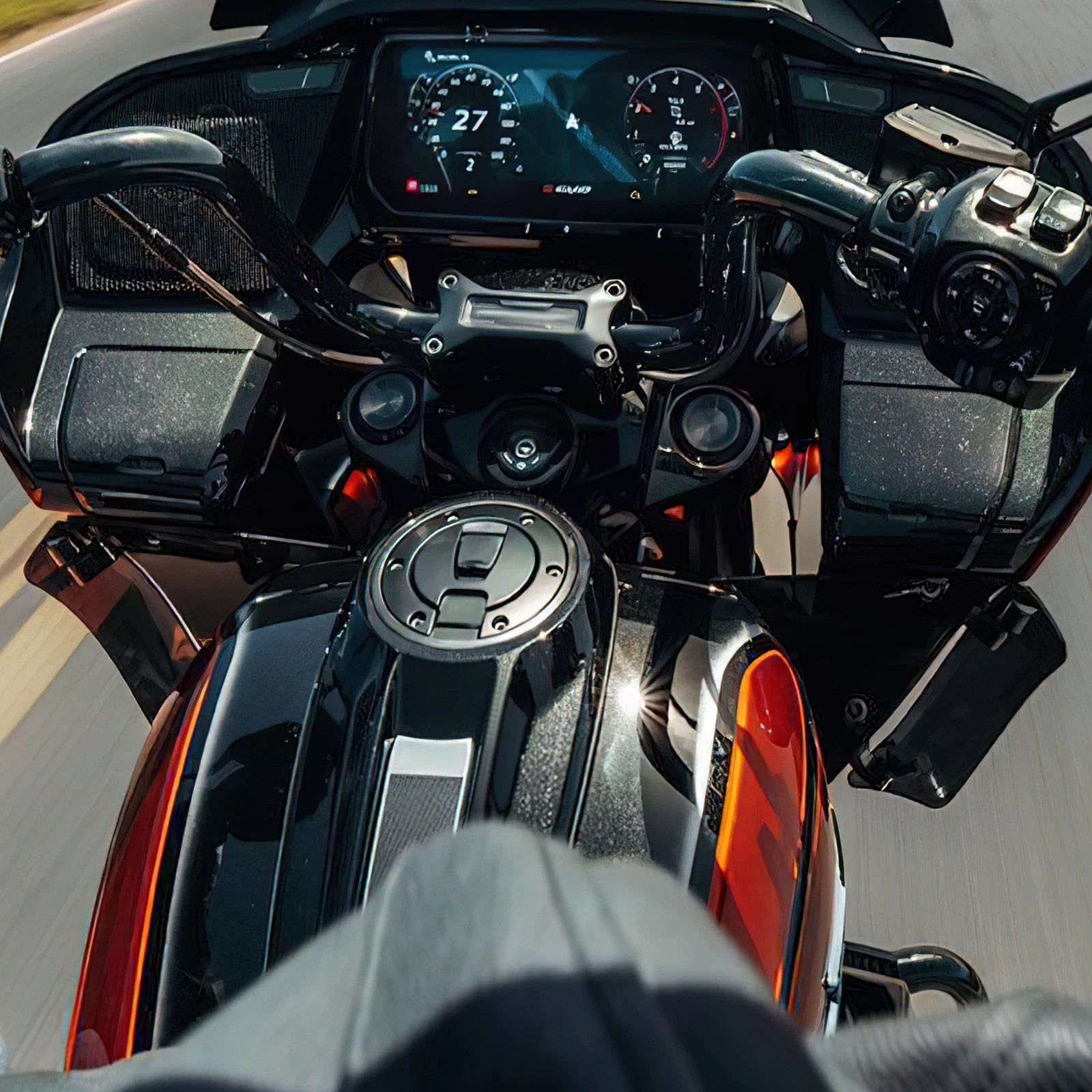 Side Wings Wind Air Deflector Fairing for Harley Touring CVO Road Glide (2023–2025)
