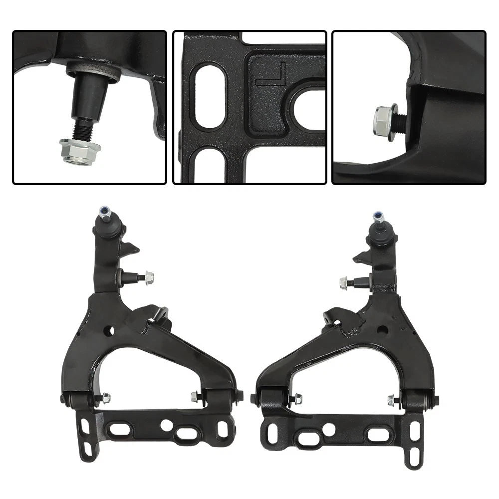 Set of 6 Control Arms with Ball Joints for Chevy Trailblazer GMC Envoy