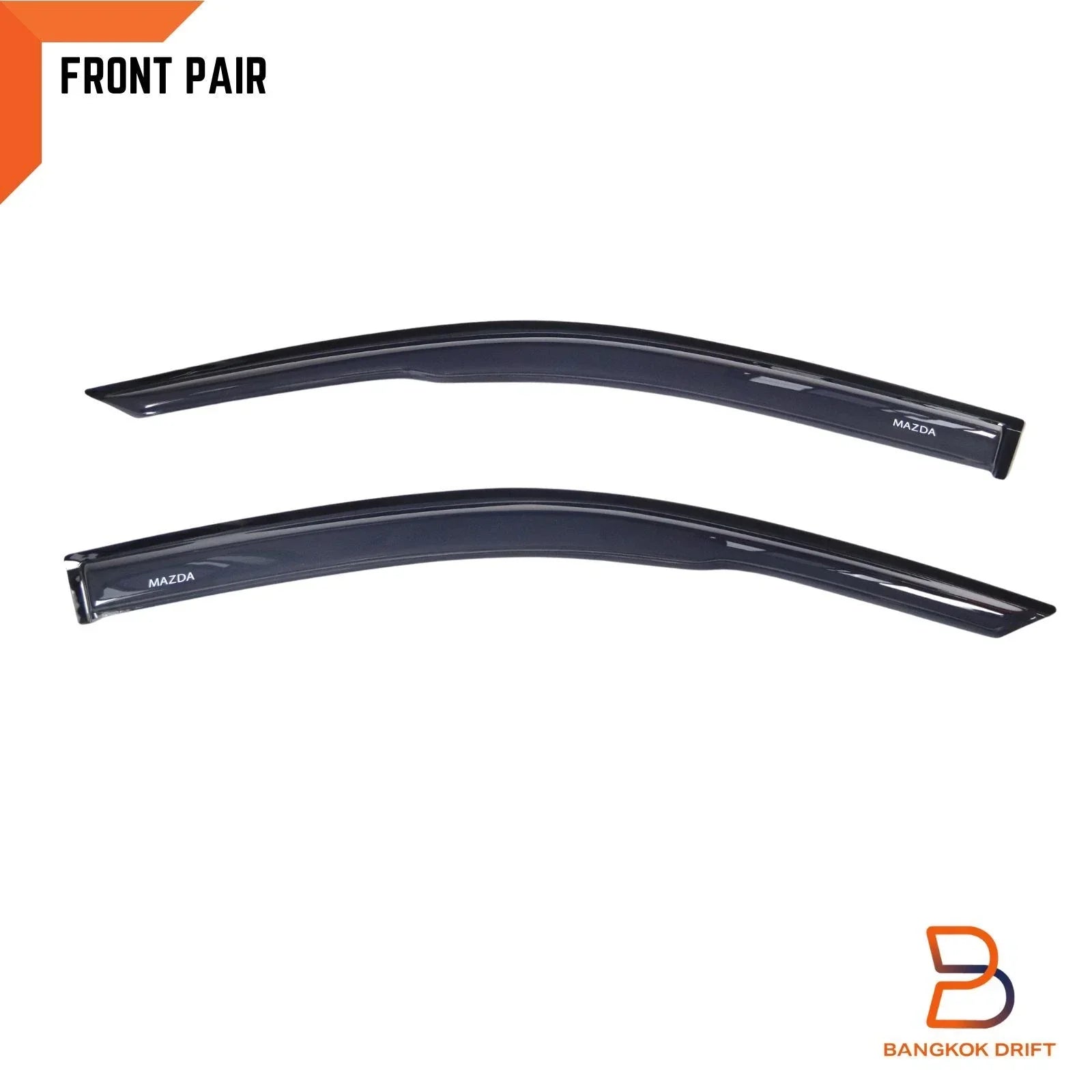 Weather Shield Window Visor Rain Guard for Mazda BT-50 BT50 12-20 Dual Cab