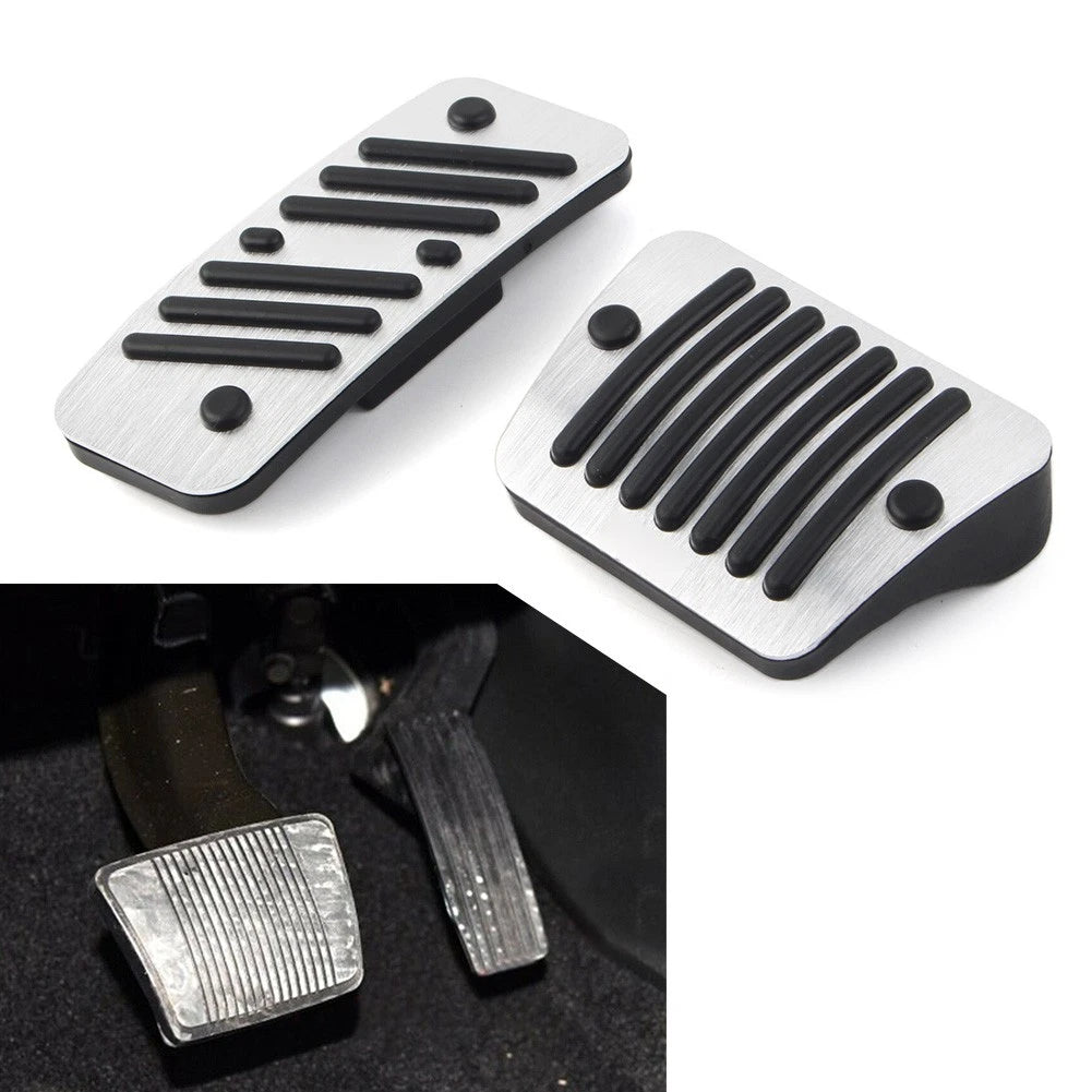 Gas Fuel Pad Brake Pedal Cover Kit for Jeep Cherokee (KL) (2014–2023) Aluminum