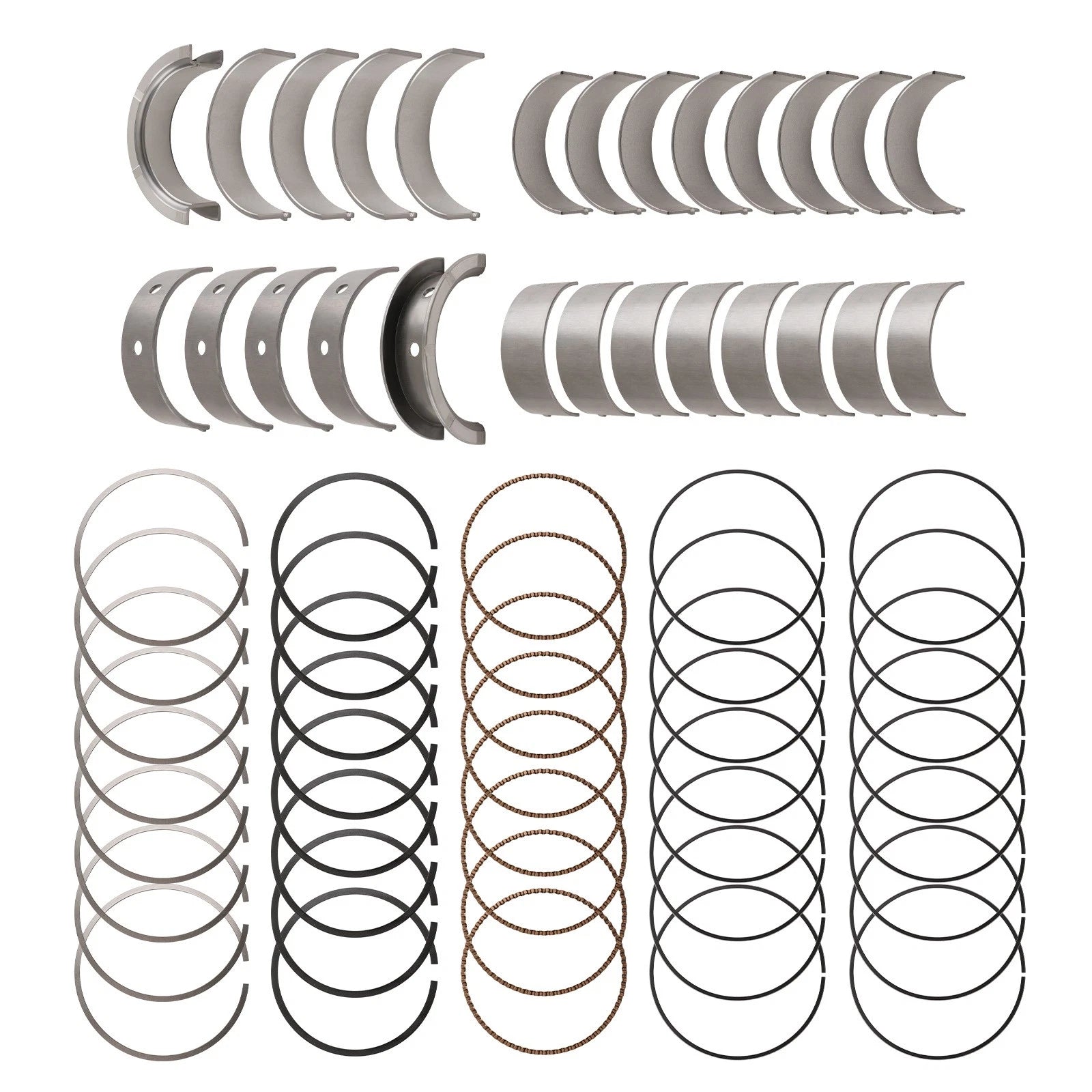 Rod & Main Bearing Piston Rings for Chevy GMC Gen III IV LS 4.8L 5.3L (1999–2016)