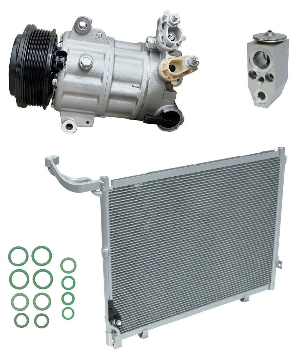 AC Compressor Kit With Condenser for Ford EcoSport 1.0L (2019–2019)