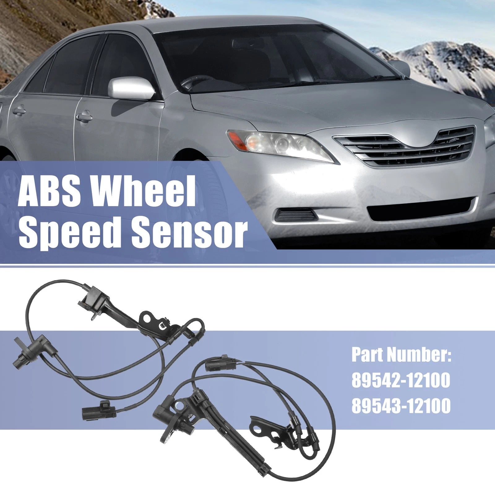 ABS Wheel Speed Sensor Set of 2 for Toyota Corolla (2009–2013)