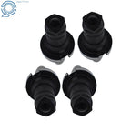 Set of 4 CAT40-ER20 Collet Chucks for Tool Holders (4" Long Gage Length)