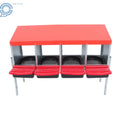 4 Compartment Roll Out Chicken Nesting Boxes for Coop