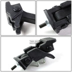 Hood Latch Lock Catch Mount Kit for Jeep Wrangler JK (2007–2017) - Matte Black