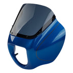 Fairing Windshield with Bracket for Harley Street Bob (2018–2024) Electric Blue