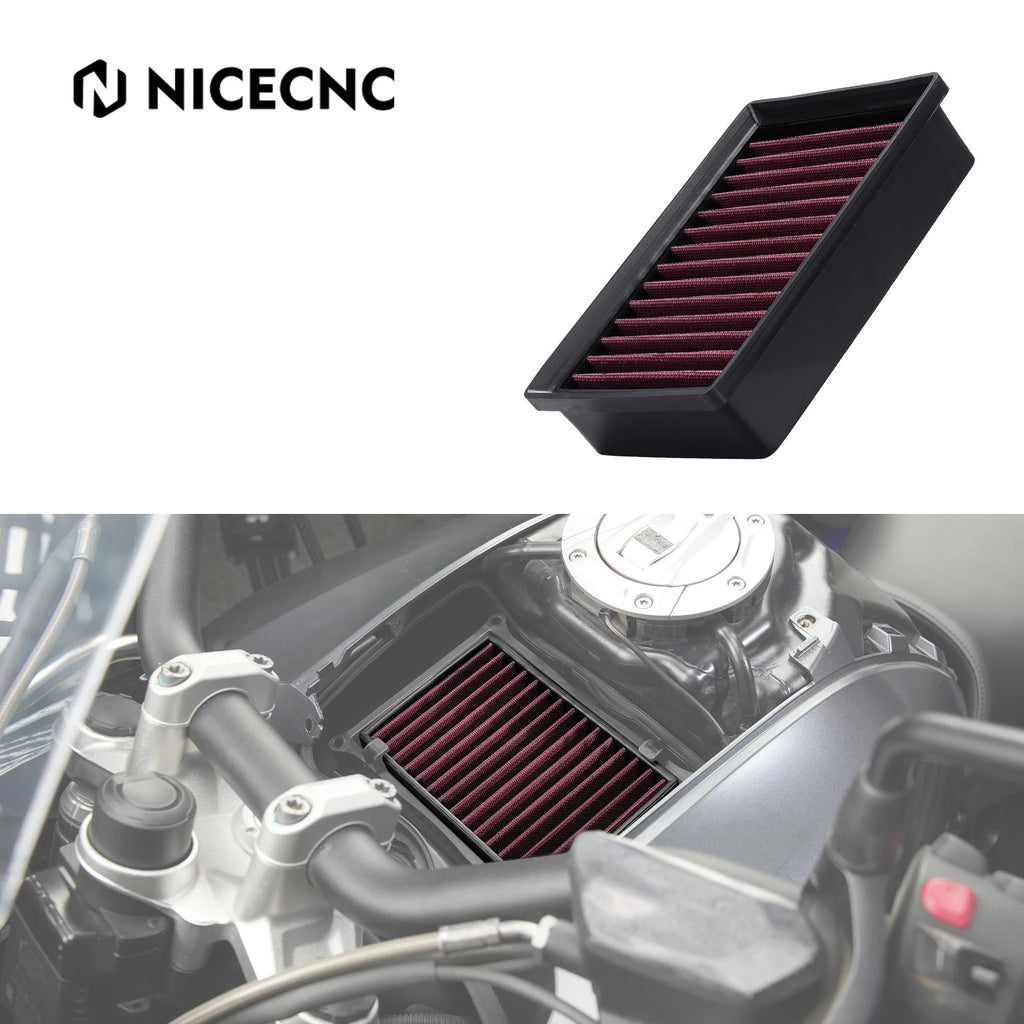 Washable High Flow Air Filter for BMW R1250 RT (2018–2024)